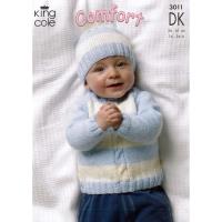 3011 Cardigan, Sweaters, Hat and Mittens